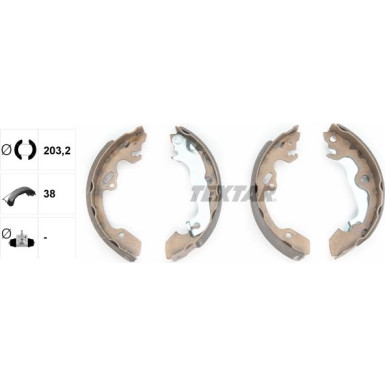 Bremsbacken Ford Focus 91052500 Bremsbacken Ford Focus 91052500
