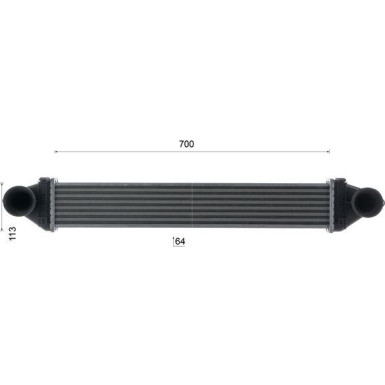 MAHLE Ladeluftkühler CI 85 000S BEHR MAHLE Ladeluftkühler CI 85 000S BEHR
