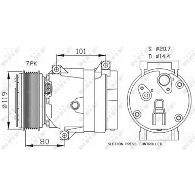 Kompressor, Klimaanlage EASY FIT 32481 Kompressor, Klimaanlage EASY FIT 32481