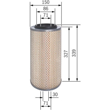 Luftfilter F 026 400 322 Luftfilter F 026 400 322