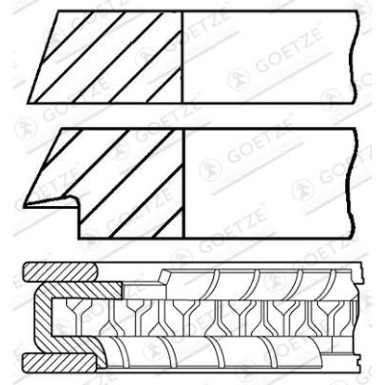 Tonringe Db A-Klasse W168 08-101200-00 Tonringe Db A-Klasse W168 08-101200-00
