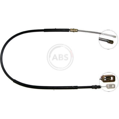 A.B.S. Handbremsseil Seilzug Festellbremse K12388 A.B.S. Handbremsseil Seilzug Festellbremse K12388