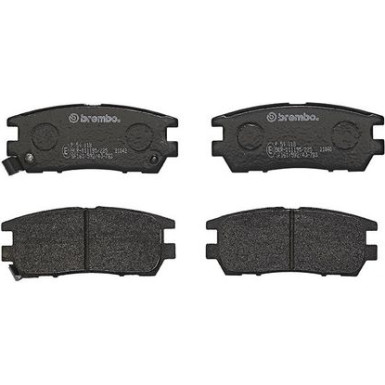 BREMBO Bremsklötze HA P 54 018 BREMBO Bremsklötze HA P 54 018