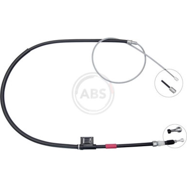 A.B.S. Handbremsseil Seilzug Festellbremse K17270 A.B.S. Handbremsseil Seilzug Festellbremse K17270