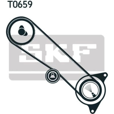 SKF Zahnriemensatz VKMA 91708