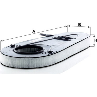 Mann & Hummel Luftfilter PKW BMW 518-535d,530d GT,730,740d 08 C 51 001