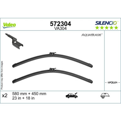 VALEO Scheibenwischer 572304 VALEO Scheibenwischer 572304