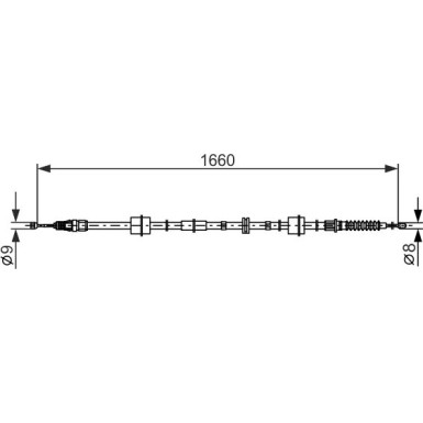 Handbremsseil 1987482659 Handbremsseil 1987482659