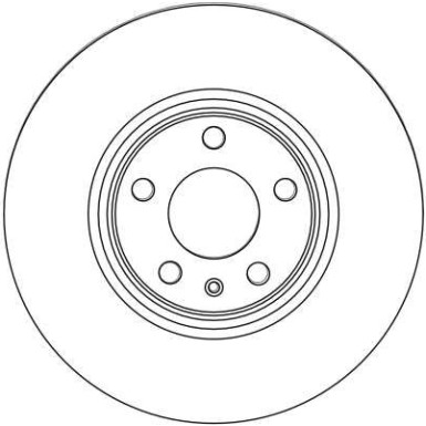 Bremsscheibe Vw P. A6 04- 314Mm DF4470