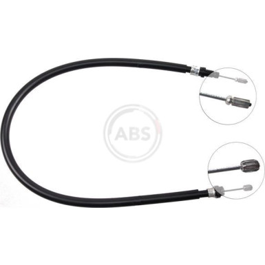 A.B.S. Handbremsseil Seilzug Festellbremse K12447 A.B.S. Handbremsseil Seilzug Festellbremse K12447