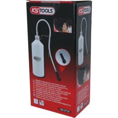 KS TOOLS Flasche zum Auffangen von Bremsflüssigkeit, 1 l 160.0735 KS TOOLS Flasche zum Auffangen von Bremsflüssigkeit, 1 l 160.0735