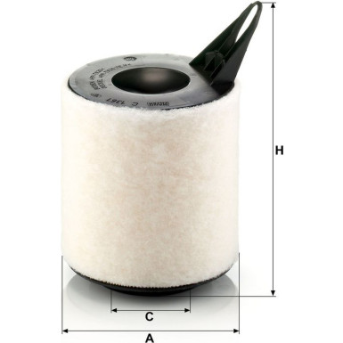 Mann & Hummel Luftfilter PKW BMW 1er,3er,Z4 C 1361