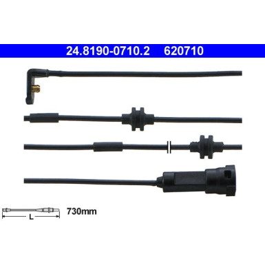 ATE Verschleißsensor 24.8190-0710.2 ATE Verschleißsensor 24.8190-0710.2
