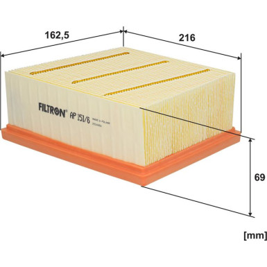 FILTRON Luftfilter AP 151/6