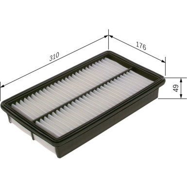 Luftfilter Diverse F 026 400 495