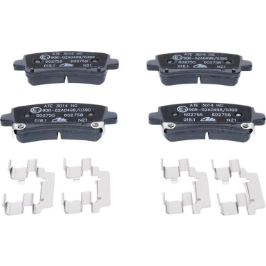 Bremsbelagsatz Saab T. 9-5 2,0-2,8 10-12 13.0460-2755.2 Bremsbelagsatz Saab T. 9-5 2,0-2,8 10-12 13.0460-2755.2