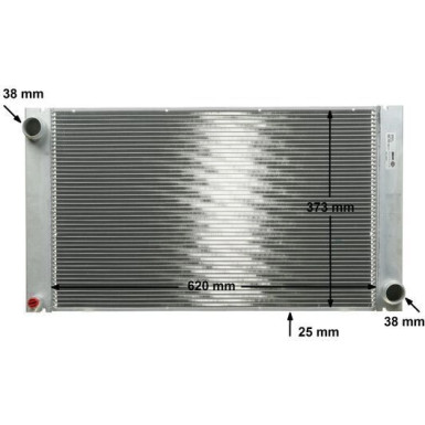 Kühler, Motorkühlung CR 578 000P Kühler, Motorkühlung CR 578 000P