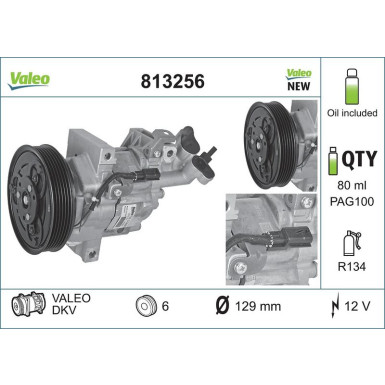 Kompressor, Klimaanlage Valeo Origins New OE TECHNOLOGIE 813256