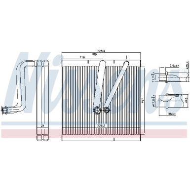 Verdampfer PKW 92321