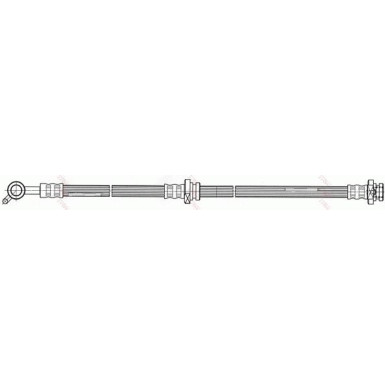 Bremsschlauch NISSAN X-TRAIL 2.2 dCi 03 PHD667
