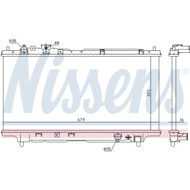 Wasserkühler PKW MAZDA 323 (BA) FIRST FIT 62383A