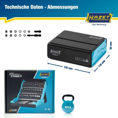 HAZET Set, Schraubendreher-Einsatz (Bits) 2200SC-3 HAZET Set, Schraubendreher-Einsatz (Bits) 2200SC-3