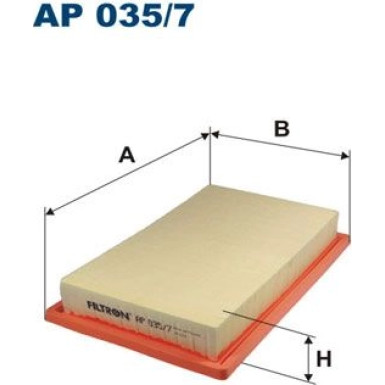 FILTRON Luftfilter AP 035/7