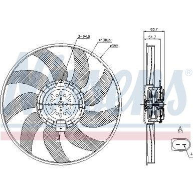 Kühlerlüfter PKW Audi A4 07 85728 Kühlerlüfter PKW Audi A4 07 85728