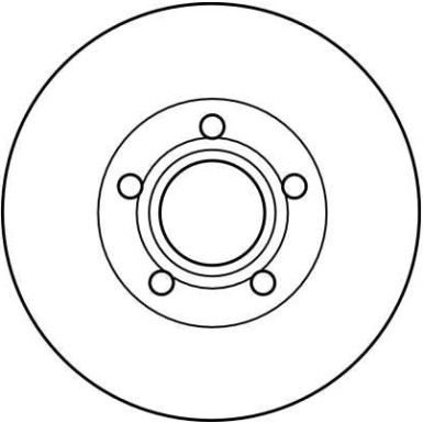 Bremsscheibe Volvo P. S60/S80/V DF4238