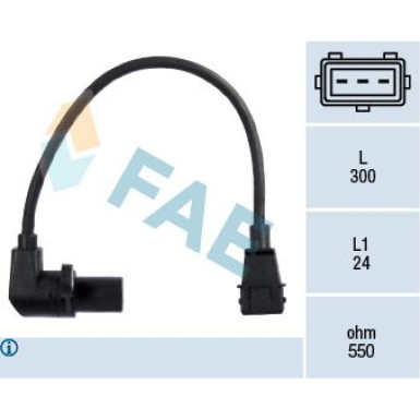 FAE Impulsgeber, Kurbelwelle 79218 FAE Impulsgeber, Kurbelwelle 79218