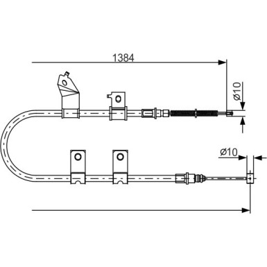 Handbremsseil li 1987482082 Handbremsseil li 1987482082