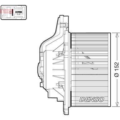 DENSO Innenraumgebläse DEA41015