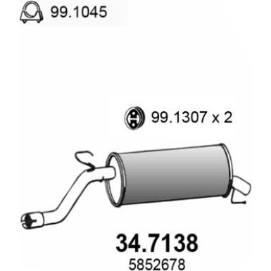 Endschalldämpfer 34.7138