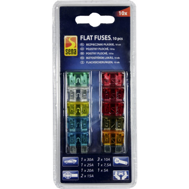 Flachstecksicherungen Mini 10er Set 9505 Flachstecksicherungen Mini 10er Set 9505