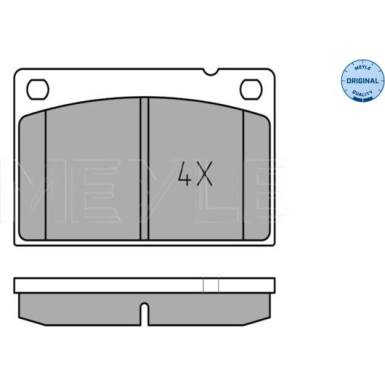 Bremsbelagsatz Volvo S. 240-265 MEYLE-ORIGINAL: True to OE 025 201 5316 Bremsbelagsatz Volvo S. 240-265 MEYLE-ORIGINAL: True to OE 025 201 5316