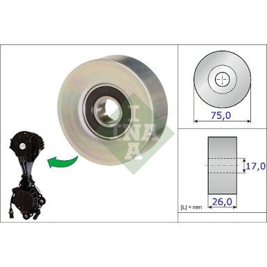 Umlenkrolle BMW,OPEL,PEUG 06 532 0676 10 Umlenkrolle BMW,OPEL,PEUG 06 532 0676 10