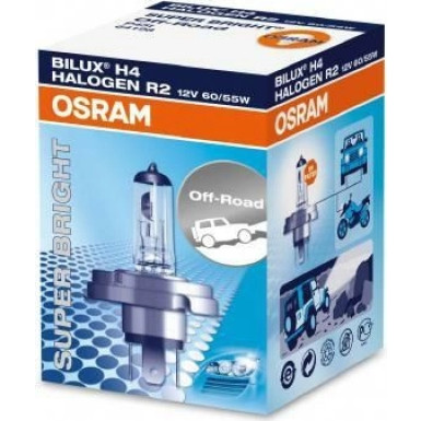 R2 OSRAM 12V 60/55W P45T R2 RALLY R2 RALLYE/OFF-ROAD OHNE ZULASSUNG SUPER BRIGHT 64198SB