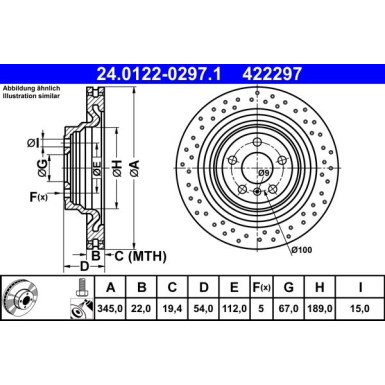 Bremsscheibe 24.0122-0297.1