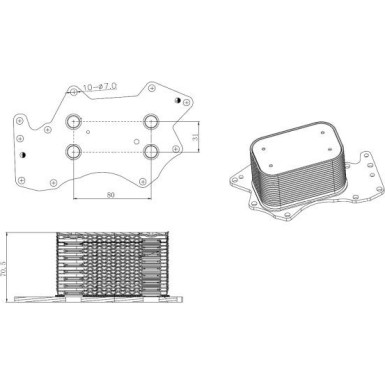 Ölkühler, Motor“L 31816 Ölkühler, Motor“L 31816