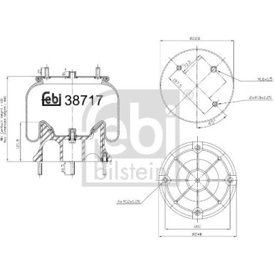 FEBI BILSTEIN Luftfeder 38717