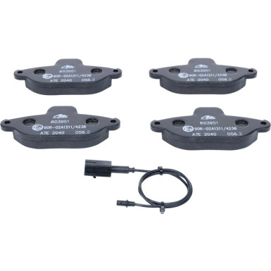 Bremsbelagsatz Fiat P. Punto 1.1-1.2/1.7D 93-03 13.0460-3951.2 Bremsbelagsatz Fiat P. Punto 1.1-1.2/1.7D 93-03 13.0460-3951.2