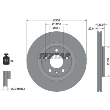 Bremsscheibe Vw T. A4 1.8-3.2 92137103 Bremsscheibe Vw T. A4 1.8-3.2 92137103