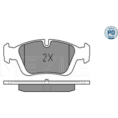 Bremsbelagsatz Bmw S. E46 98-/E36 90-/E85 Z4 03 MEYLE-PD: Advanced performance and design 025 232 8717/PD