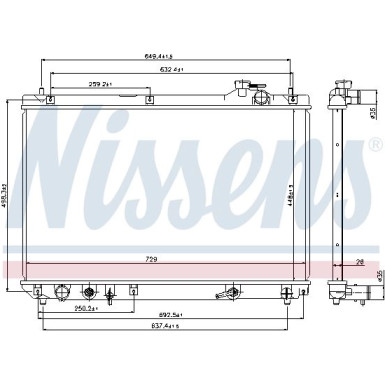 Wasserkühler PKW 64659