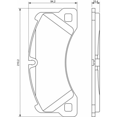 Bremsklötze PORSCHE,VW 0 986 494 206