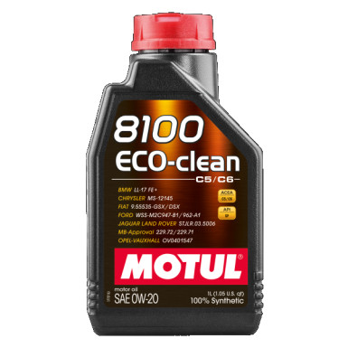 Motul 8100 ECO-clean 0W-20 C5/C6 1 Liter 8100 ECO-CLEAN 0W-20 108813