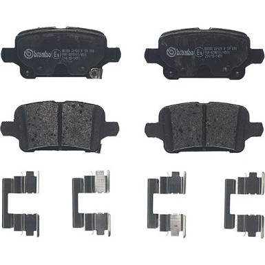 BREMBO Bremsklötze HA P 59 090 BREMBO Bremsklötze HA P 59 090