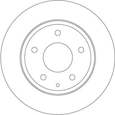 Bremsscheibe Mazda T. 3 1,5-2,0/2,2D 13-beschichtet DF6659 Bremsscheibe Mazda T. 3 1,5-2,0/2,2D 13-beschichtet DF6659