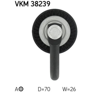 Spannrolle Multi-V BMW VKM 38239