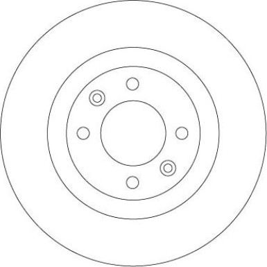 Bremsscheibe Citroen T. C4/Ds4 09 DF6632